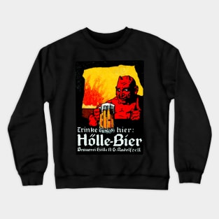 1905 Beer Drinking Devil Crewneck Sweatshirt